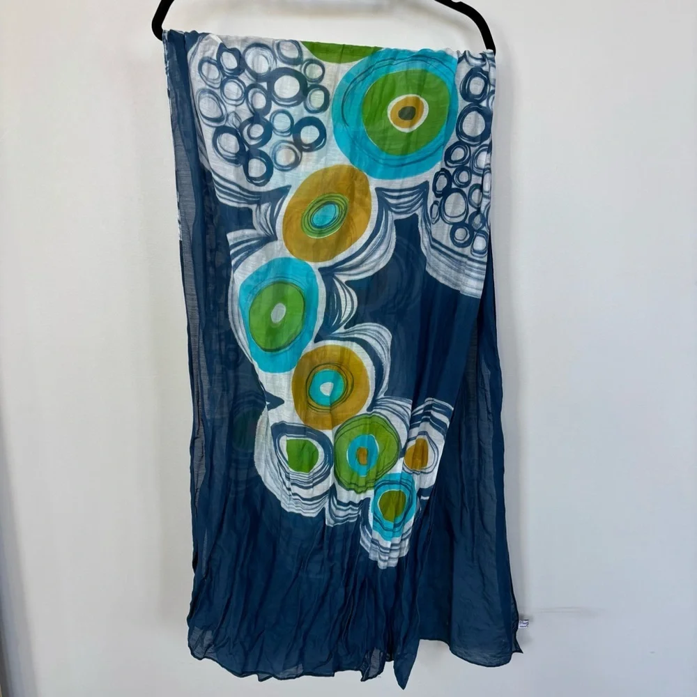 Paisley‎ Road Navy Blue Printed Scarf